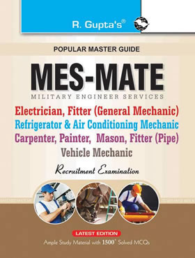 RGupta Ramesh Military Engineering Services (MES): MATE (Electrician, Fitter, Painter, Mason etc.) Exam Guide English Medium
